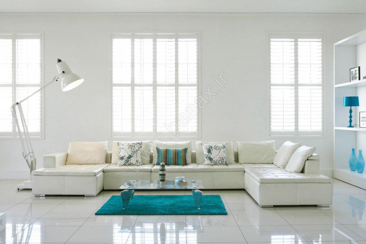 سرامیک کف سفید رنگ