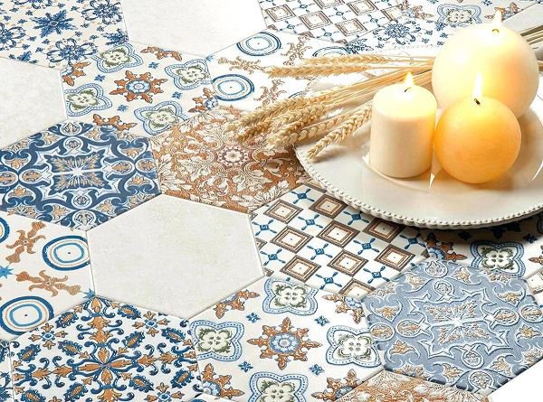 کاشی چندضلعی در طراحی خانه 8